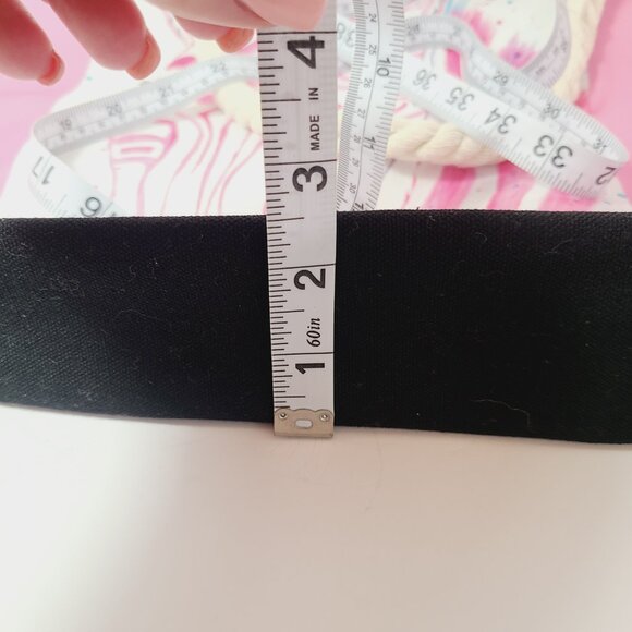 Pink Zebra Tote Bag by Angie Bryan Creations – Rope Handles - Picture 7 of 10